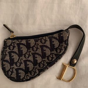 Dior keychain wallet